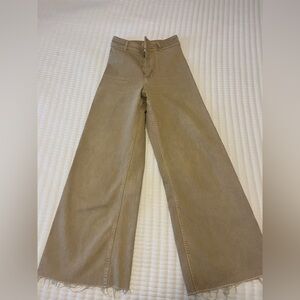 Zara Marine Jean in Beige/Tan